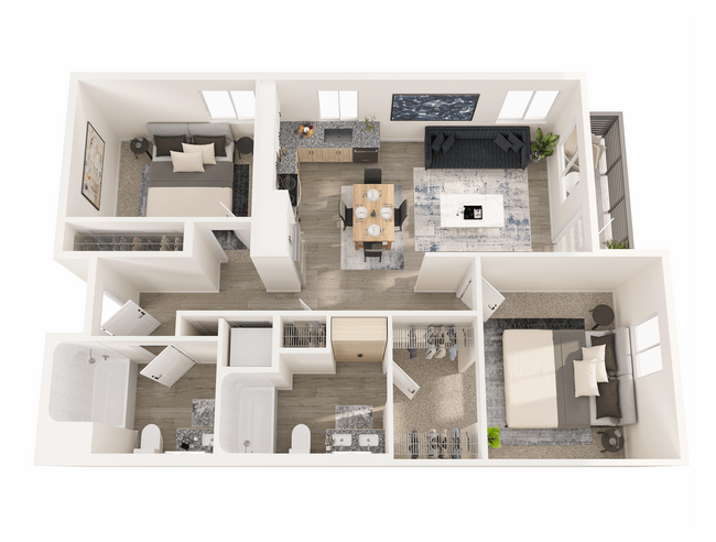 Floorplan - 805 Riverfront Apartments