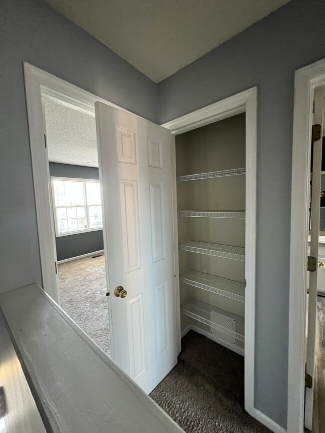 Upstairs' Hallway Linen Closet - 934 Spring Forest Rd