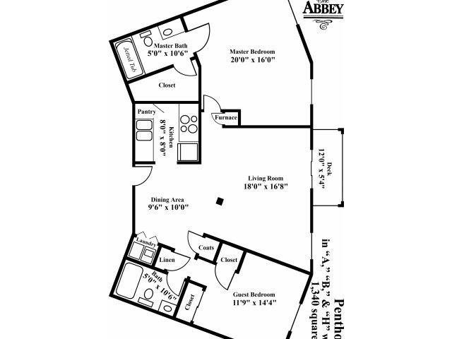 2H - The Abbey Apartments