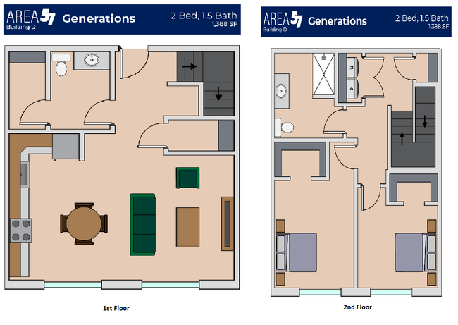 Floorplan - Area 57 C/D