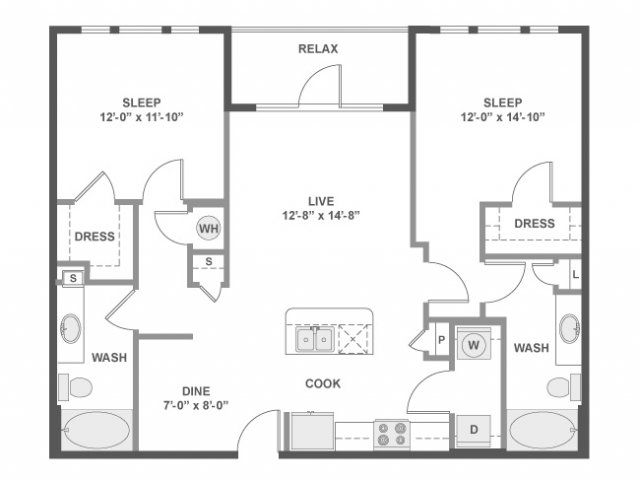 Floorplan - AMLI Frisco Crossing