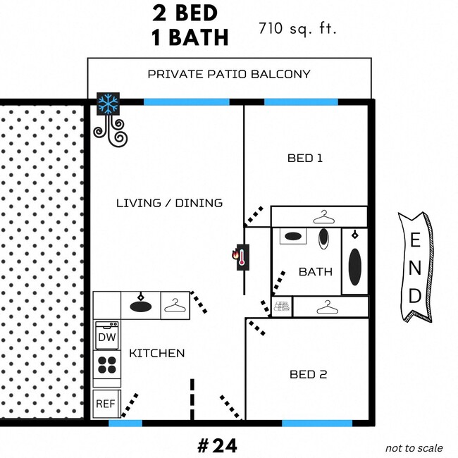 Floorplan - Oakwood Apartments