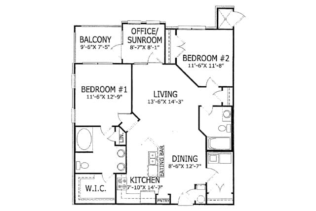 Floorplan - The Glenns at Elon