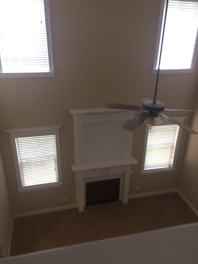 Living room view as seen from upstairs - 319 Haywood Dr