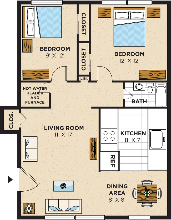 Floorplan - Glassboro Terrace
