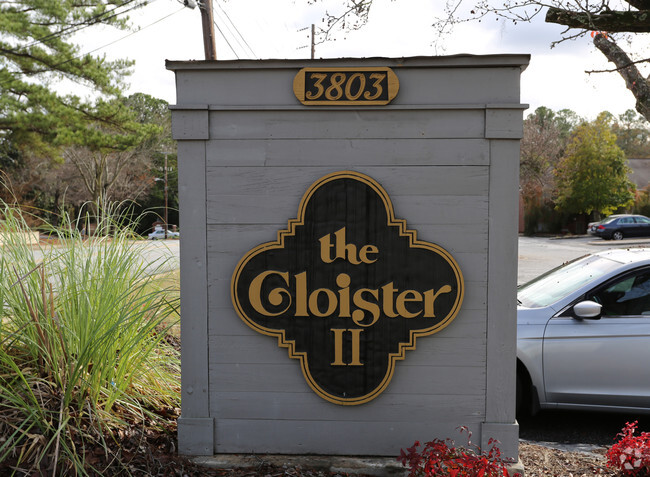 Sign - Cloister Apartments