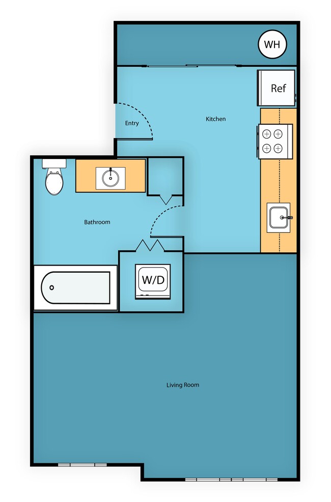 Floorplan - Sir Gallahad Apartment Homes