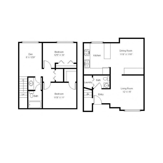 Floorplan - CHARTER OAKS TOWNHOMES