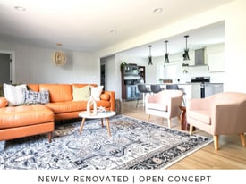 Open concept living room - 7621 Central College Rd