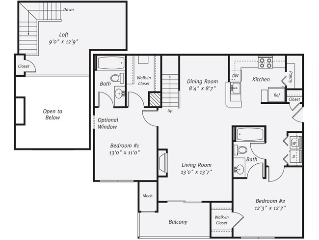 Floorplan - eaves Washingtonian Center