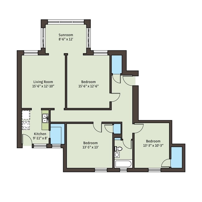Floorplan - 5715-5725 S. Kimbark Avenue