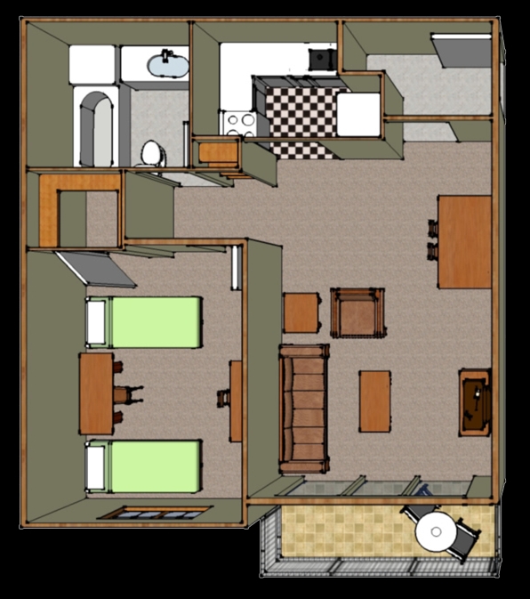 Floorplan - Campus Crossings on 8th Street