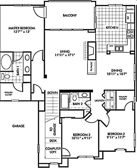 3BR/2BA Lyon - Provence at Valencia