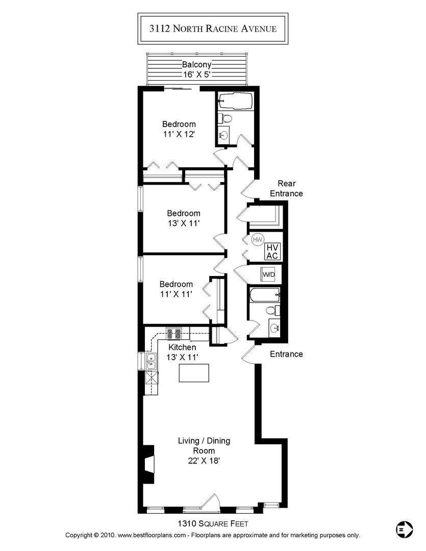 Building Photo - 3110 N Racine Ave