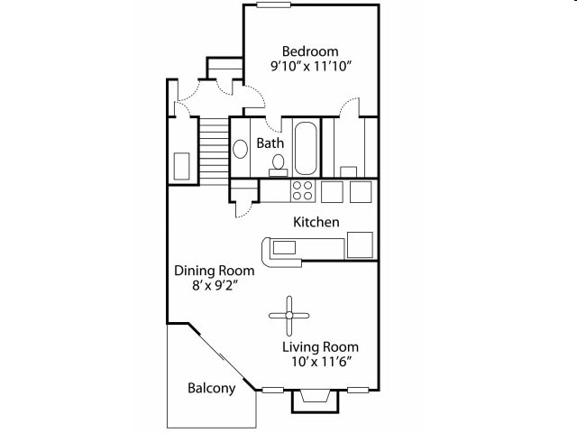 1BR/1BA - Bellevue West