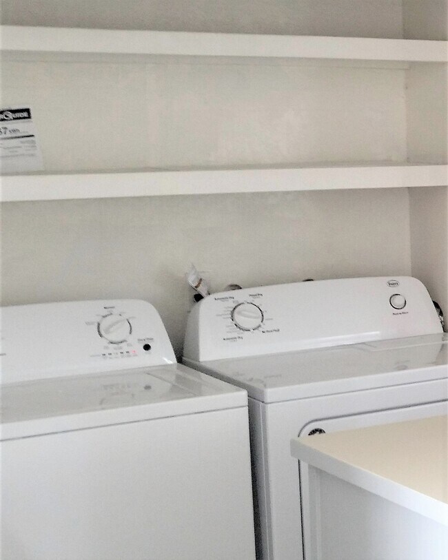 Inside full size washer/ dryer - 3962 Haines St