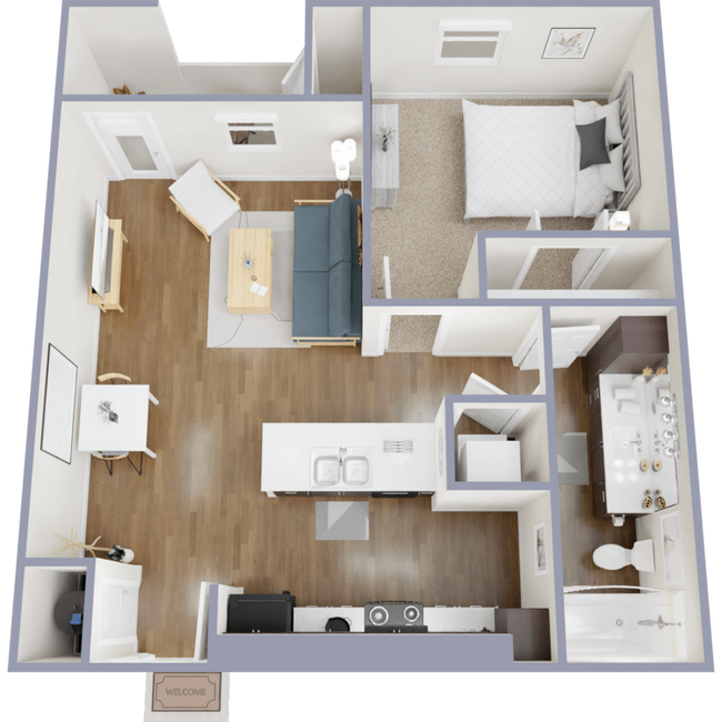 La Mariposa - A1 - Retreat - La Mariposa Apartments