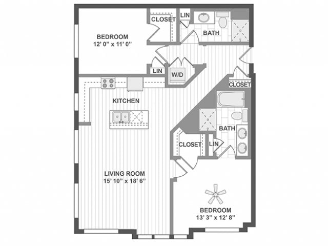 Floorplan - AMLI Evanston