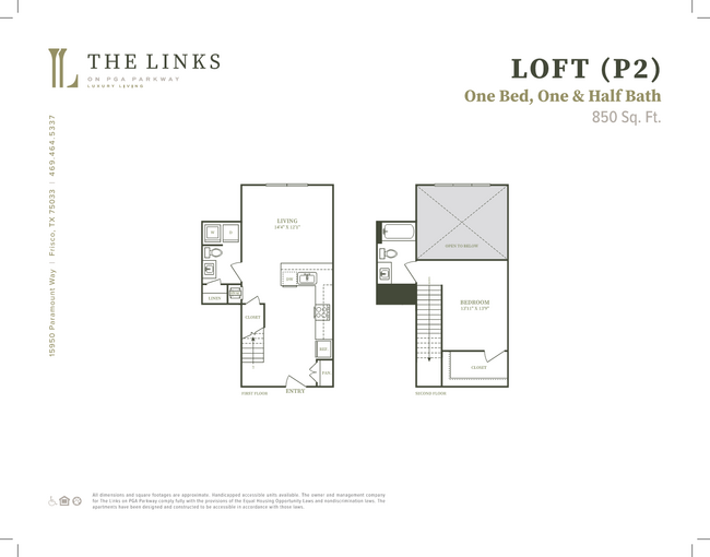 Floorplan - The Links on PGA Parkway - Phase II