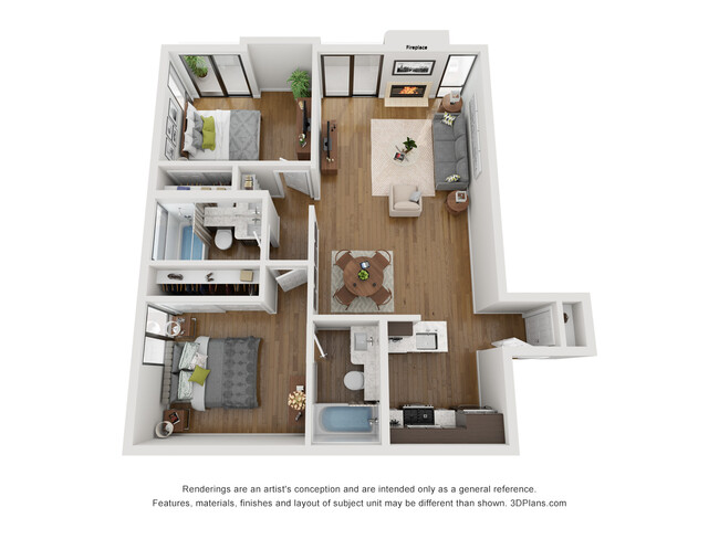 Floorplan - 6651 Franklin