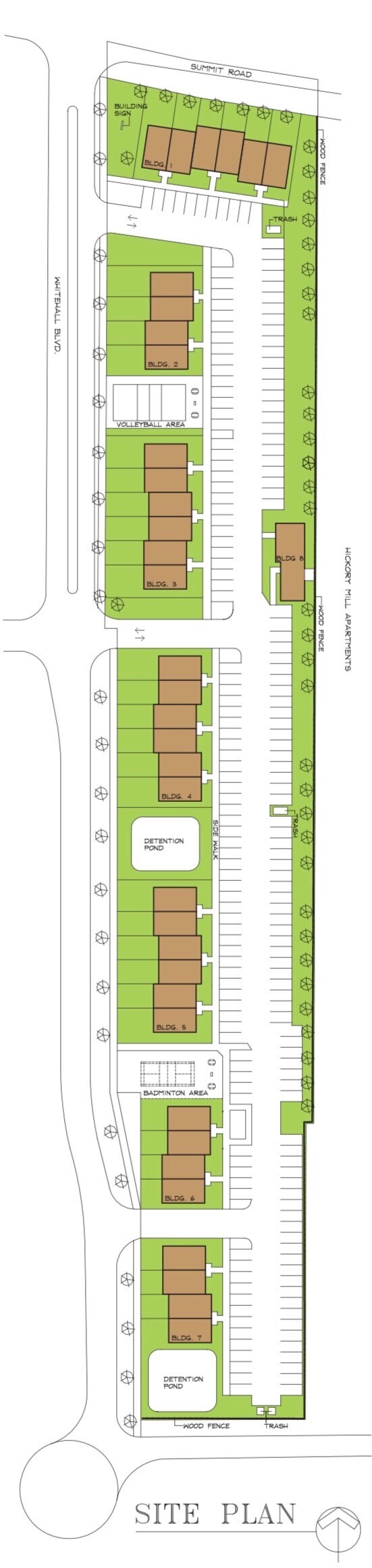 KSU East Townhomes Student Housing 1521 Whitehall Blvd Kent OH
