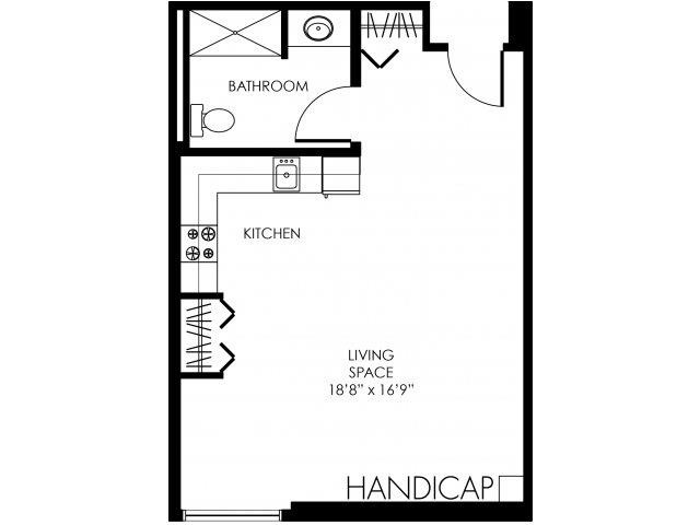 Floorplan - E Street Flats - Student Housing