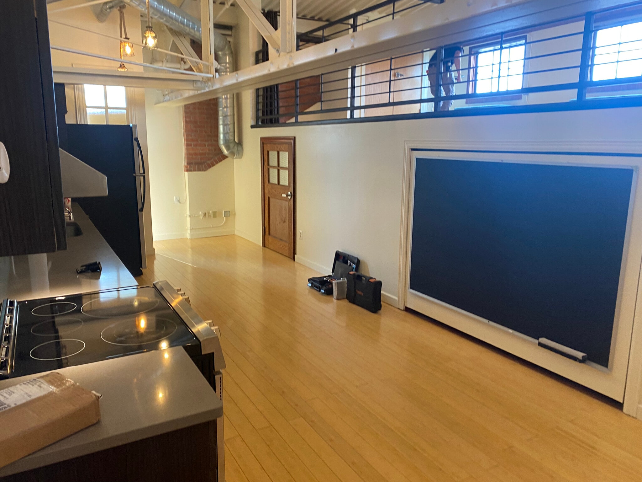 Murphy bed behind chalkboard! - 300 Tijeras Ave NE