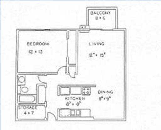 1BR/1BA - Century Apartments