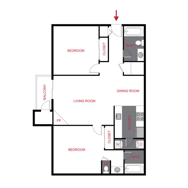 Floorplan - Hadley