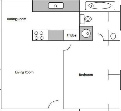 1br/1ba - Village Square