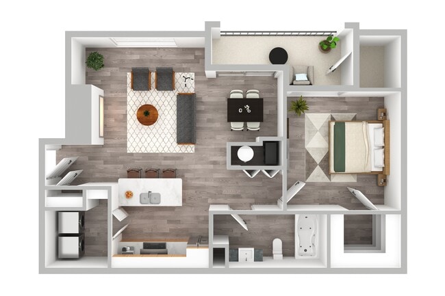 1 Bedroom | 1 Bath | 901 SF - Avalon Oaks Apartments