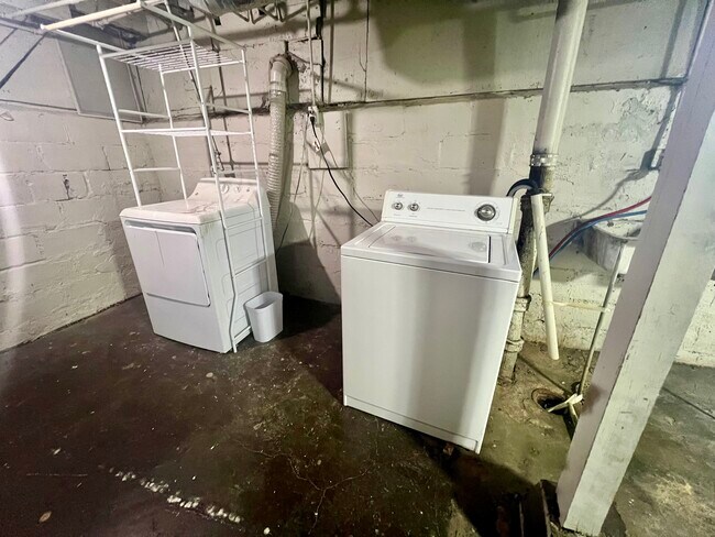 Laundry in basement - 604 Burton Ave