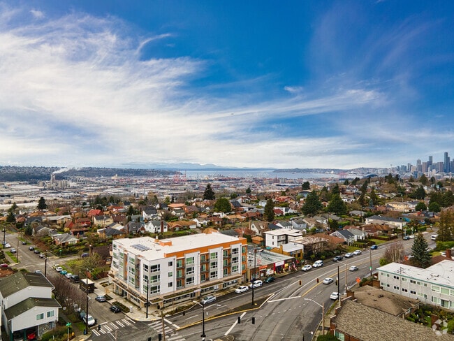 Aerial - Harlow Heights Apartments
