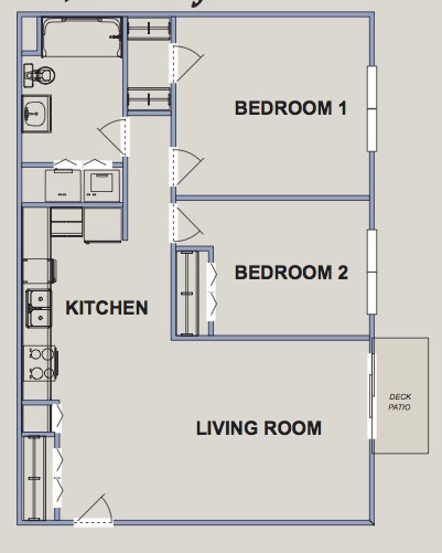 Floorplan - Colonial Place Apartments
