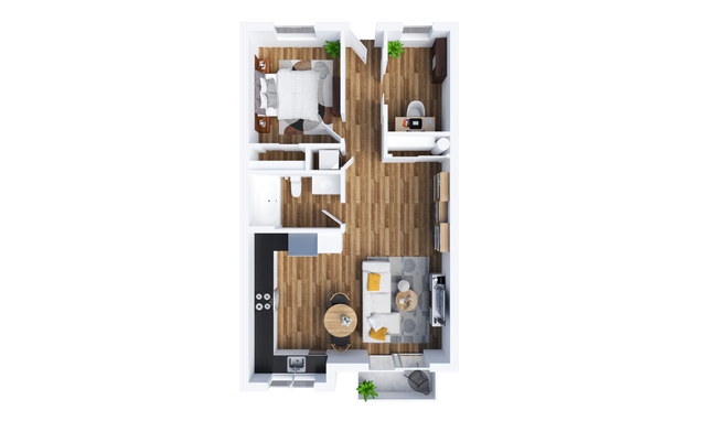 Floorplan - Saddle Lofts Apartments
