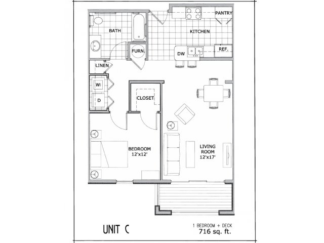 1E - The Abbey Apartments