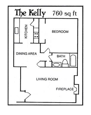 Floorplan - The Greens Apartments