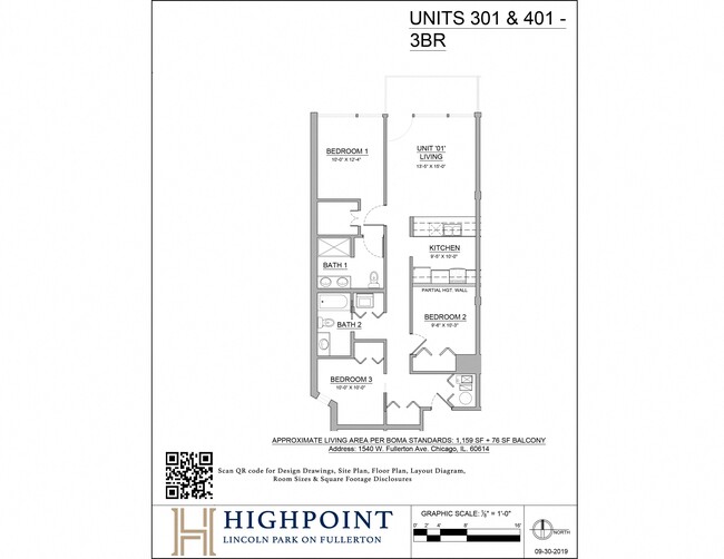 Floorplan - HIGHPOINT Lincoln Park on Fullerton