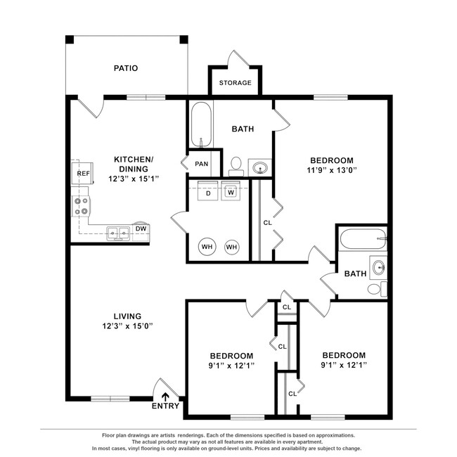 Floorplan - Madison Pines Apartment Homes