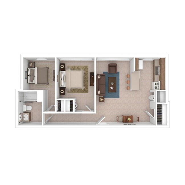 Floorplan - Carver Terrace Apartments