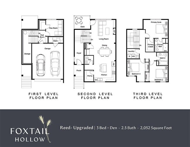 Floorplan - Foxtail Hollow Townhomes