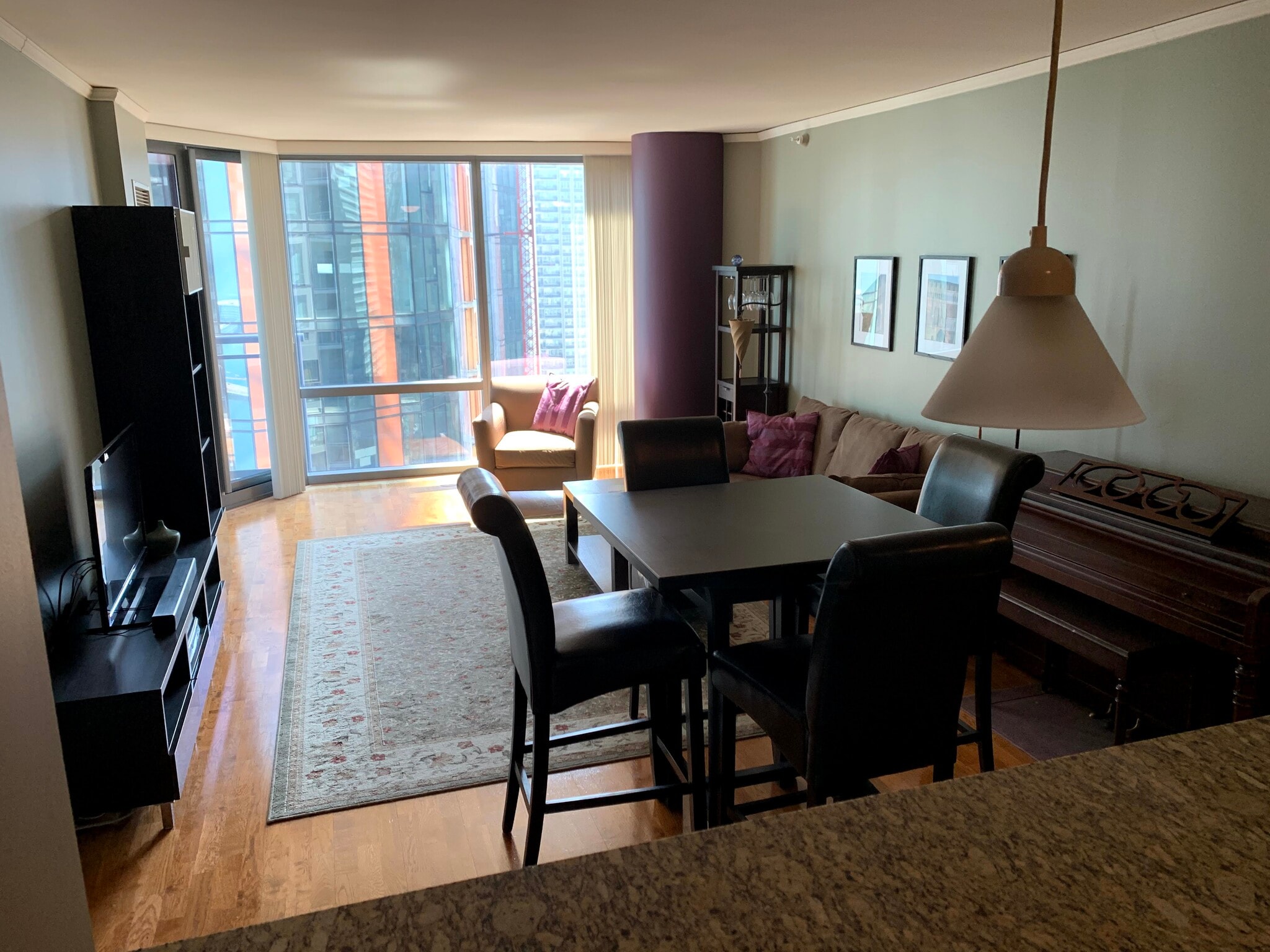 Living room - 450 E Waterside Dr