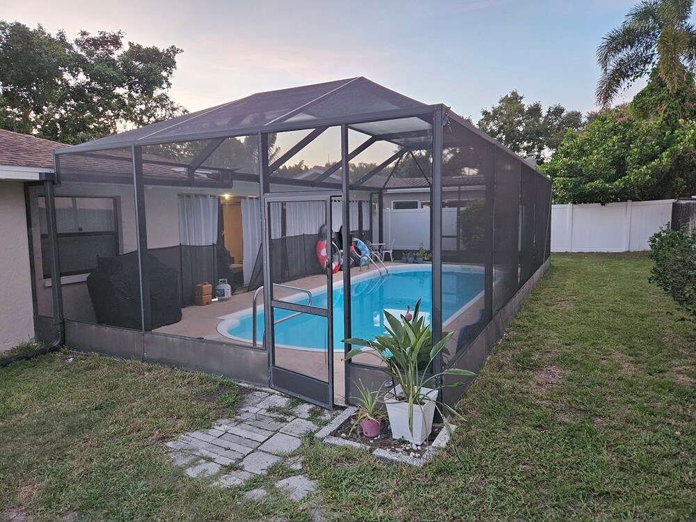 Back Yard and pool - 7353 122nd Way