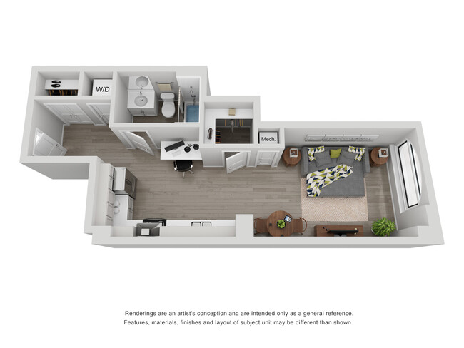 Floorplan - The Fairfax Apartments