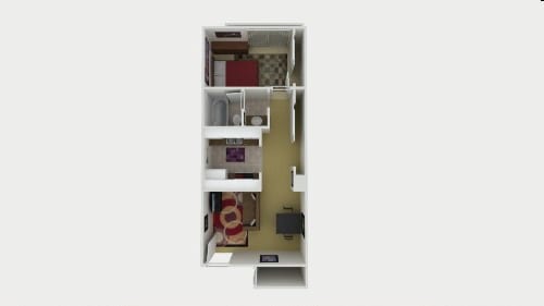 1BR/1BA - The Mila Apartments