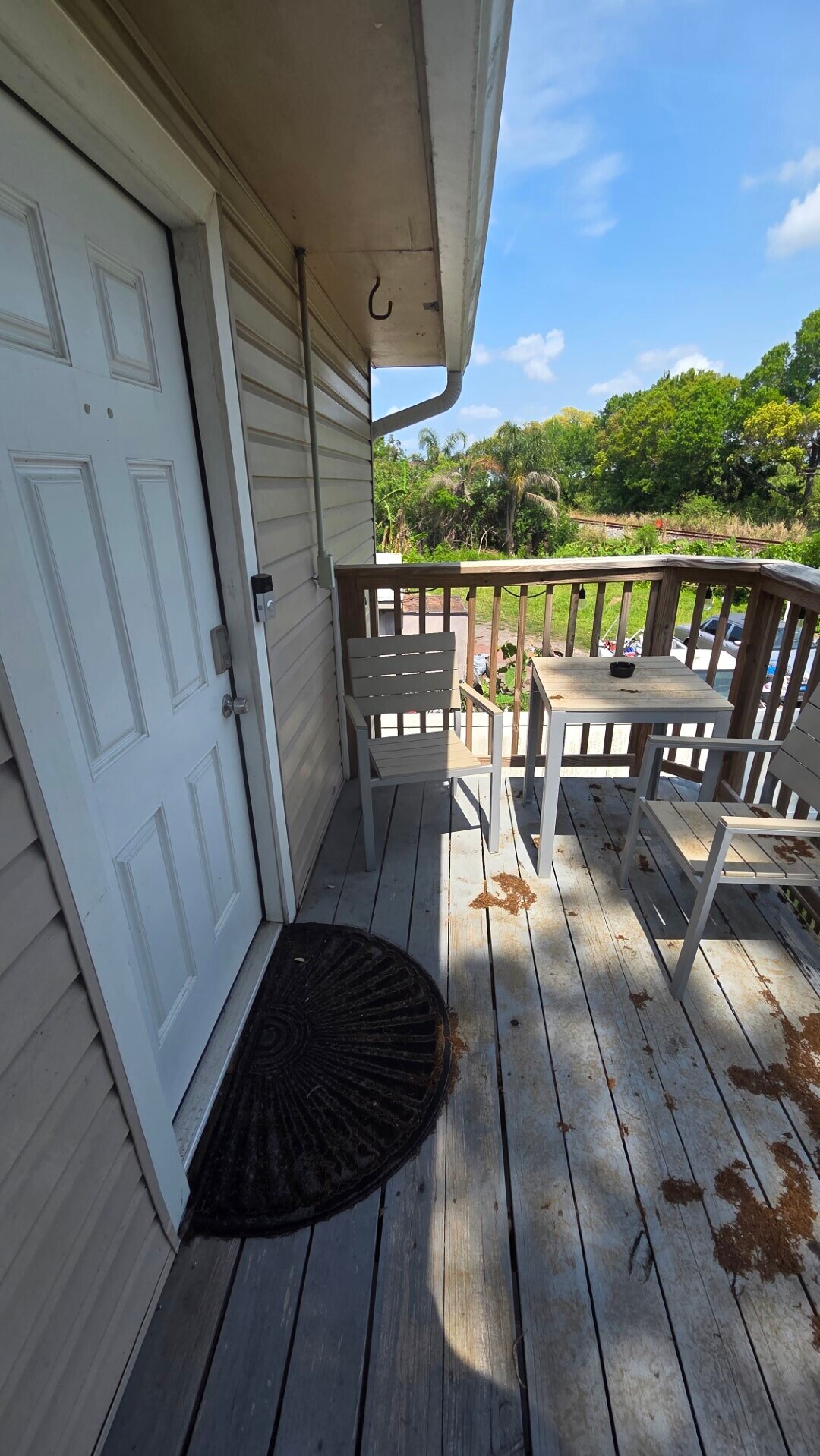 Front door and deck - 1524 6th St NW