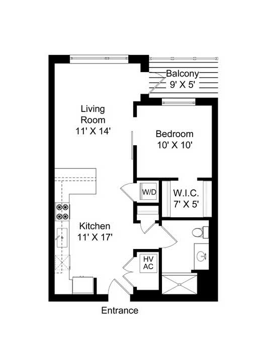 Floorplan - 851 West