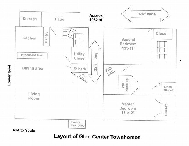 2BR/1BA - Junction Drive Townhomes