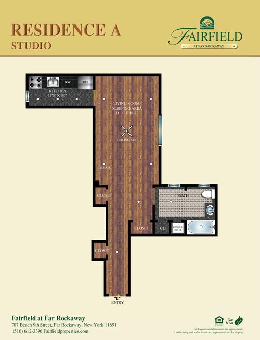 Floorplan - Fairfield At Far Rockaway