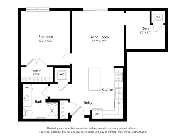 Floorplan - The Winslow 62+ Apartments